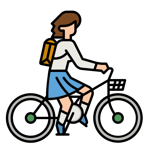 Bicycle repair appointment planning icon