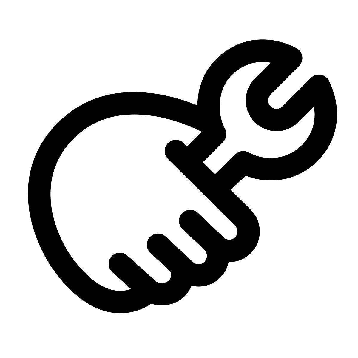 Bicycle tune-up and maintenance icon